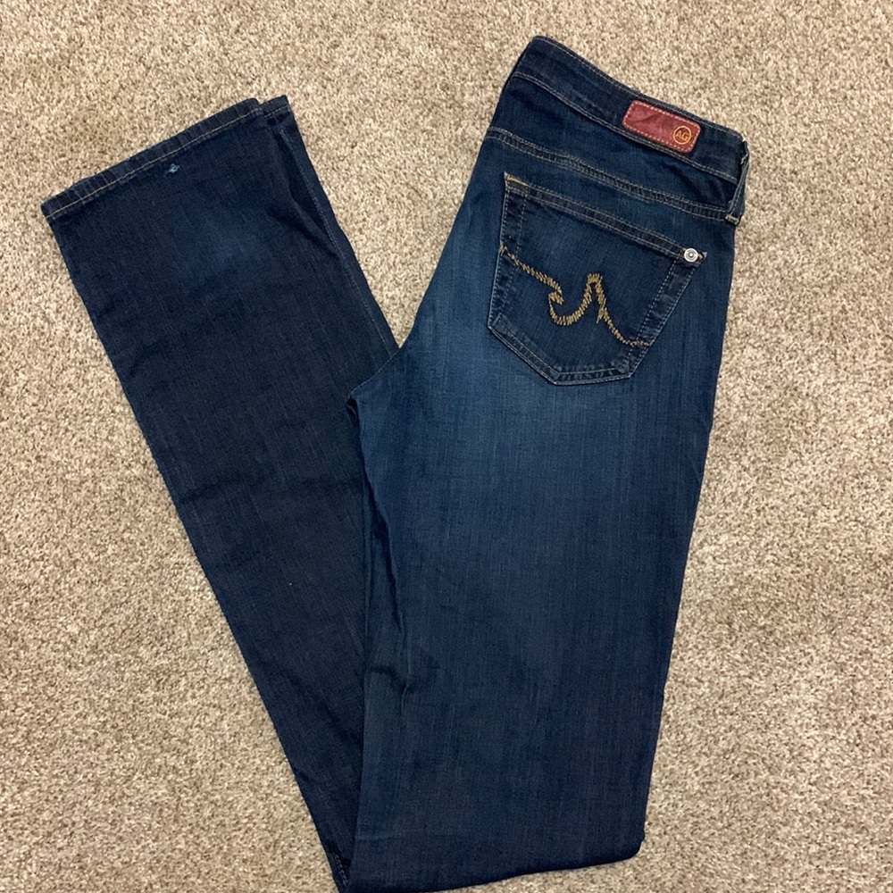 Adriano Goldschmied Womens 27 Casablanca Skinny Jeans Dark Wash Denim AG. USA